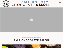 Tablet Screenshot of fallchocolatesalon.com